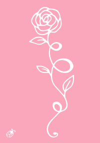 Bloem in 't roze