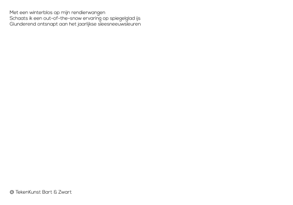 Schaatsende rendieren - Afbeelding 2